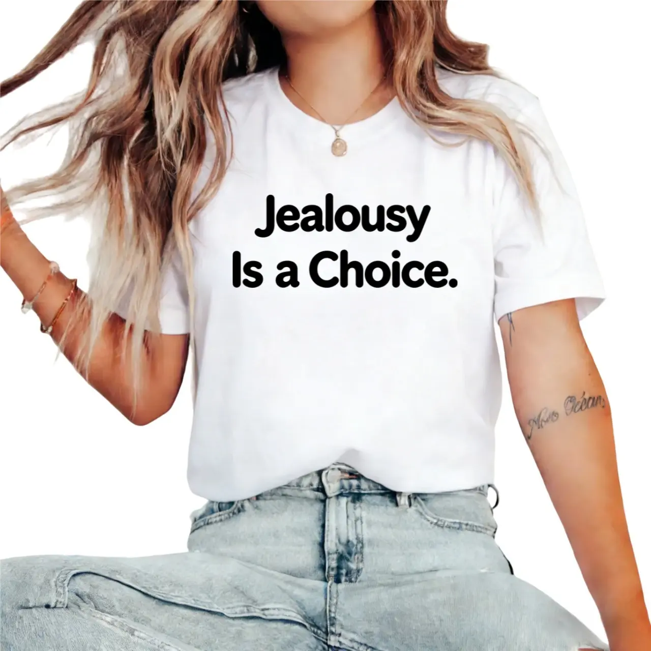 Oversized Crewneck T‑Shirt With Meaningful Quote Design For Social Gatherings And Daily Street‑Wear Combinations