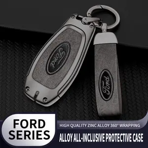 New Style Car Full Cover Smart Remote Key Case Shell Car Key Protector Car Key Accessory for Ford Focus 3 4 St Mondeo Mk3 Mk4 Fiesta Fusion Kuga 2013-2017