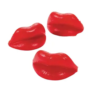Red Wax Lips - 12 Pc.