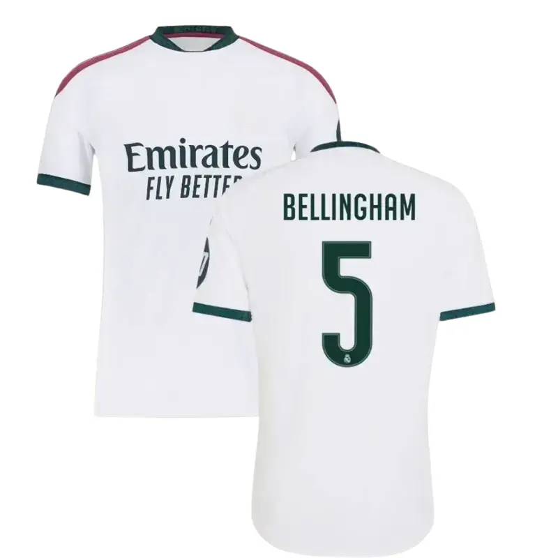 Real Madrid 2026–2027 Jude Bellingham Number 5 Soccer Jersey 2026 2027 Football Fan Shirt