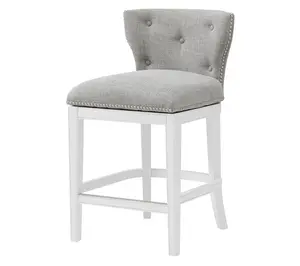 Alaterre Furniture Miranda Swivel Counter Height Barstool