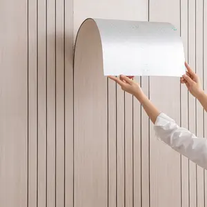 300cm Self-Adhesive Wall Panel, Living Room & Bedroom Decor, Moisture-Proof TV Background Board, Ideal for Cabinets & Walls, Textured Wall Paper