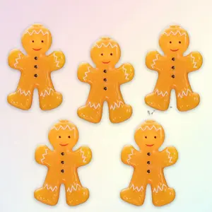 Northlight LED Gingerbread Men Christmas String Lights - 4' Clear Wire - 10ct