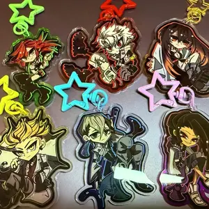 Gachikuta Acrylic Keychains - Rudo Enjin Zanka Riyo Amo & Jabber Keychains, Cute, Durable, And Perfect For Bags, Keys, Or Gifts. Great For Daily Use Or As Thoughtful Little Gifts For Your Friends And Yourself.