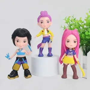 Demon Hunters Anime Figure Toys Cute PVC Movable Joints Action Figure Model Dolls Kids Birthday Decoration Toy Gifts