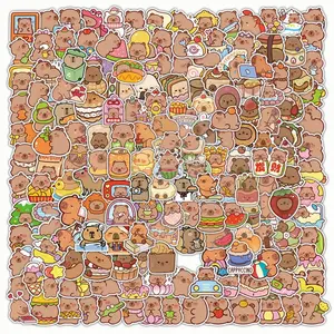 200pcs Capibala sticker cartoon Q-version capybara waterproof sticker