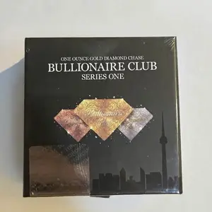 Bullionaire Diamond Club Series One 1 oz Mystery Box | Gold Silver Chase Collectible Bullion