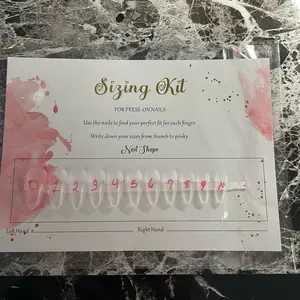 Press on nail sizing kit Nail Care