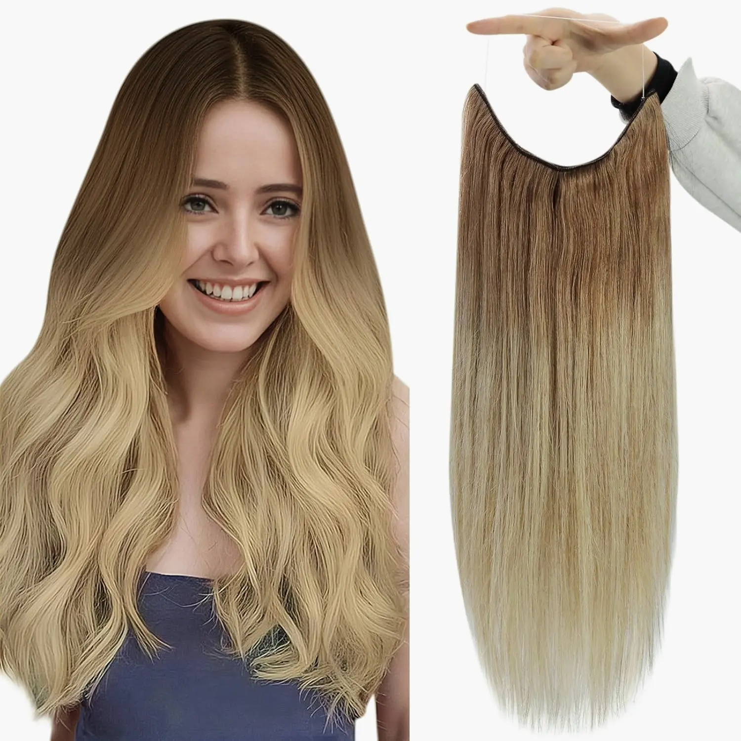 #10/14 Balayage Golden Brown to Dark Blonde