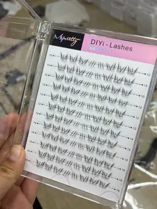 bottom lashes 4 clusters of each eye Eyelashes Makeup