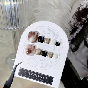 Wearable nail polish with glitter for a fairer complexion, fake toenails, toenail patches, wearable toenails,Medium Long Almond Rhinestone Handmade Air Soft Nails Shiny Diamond For Women Wearable Fake Nails Daily Party Dating Office Students Spring Summer