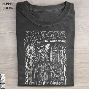 MAGIC Shirt, Unisex Cotton Graphic Top T-Shirt, Unisex Cotton Crewneck Top for Daily Wear