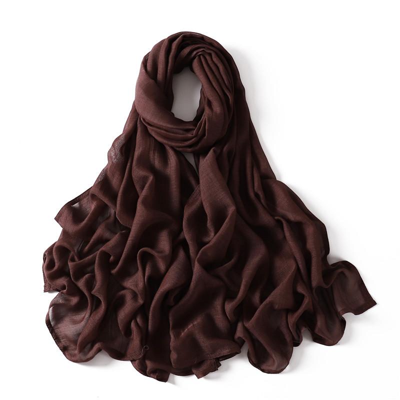 Modal Plain Hijab Scarf Rayon