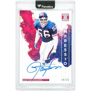 Lawrence Taylor New York Giants Autographed 2019 Panini Impeccable Impeccable Impressions #ll-LT #14/25 Card - Fanatics Authentic Certified