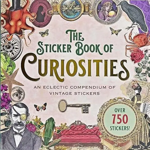 The Sticker Book of Curiosities (over 750 stickers) Paperback