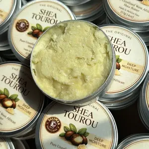 The Original Shea Tourou ( Shea Butter)  4oz- Unrefined Ivory Shea Butter for Moisturizing Body Cream & Hand Cream - Non Sticky Moisturizers for Skin Repair