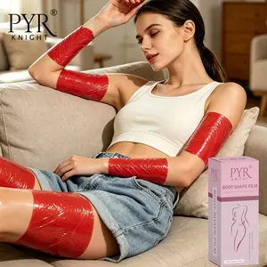 PYR KNIGHT Red Osmotic Plastic Body Wrap，PE film, 1968.5 inchesx4.72 inches,plastic wrap, highly elastic, Warm and comfortable, easy to carry，Suitable for everyday use, at home, during exercise, dancing, and when going out.Mother's Day Gift