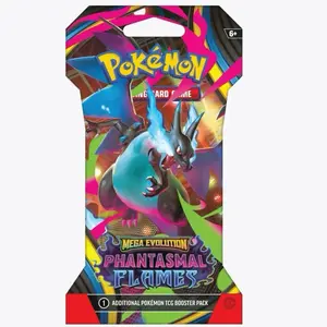 Pokemon Mega Evolution: Phantasmal Flames TCG sleeved booster pack bundles