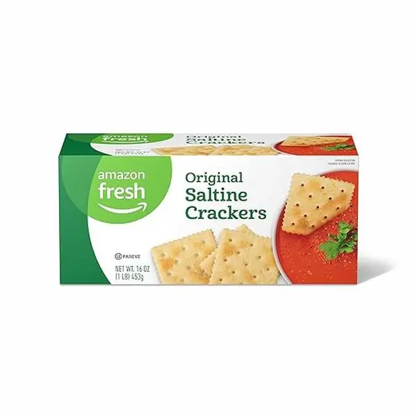 Fresh, Original Saltine Crackers, 16 Oz (Previously Happy Belly, Packaging May Vary)
