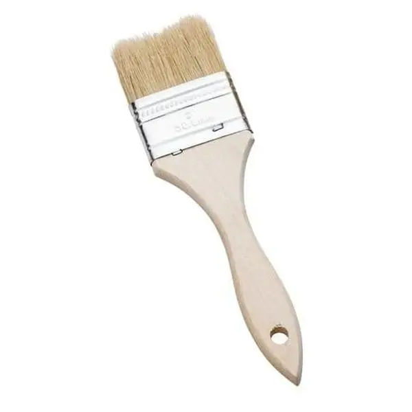 Set of 24 Disposable 2" Chip Brushes with Durable Wooden Handles