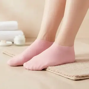 Silicone Moisturizing Socks, 1 Pair Soft Hydrating Anti-Cracking Foot Socks for Women & Men, Foot Care Product, Intensive Foot Care