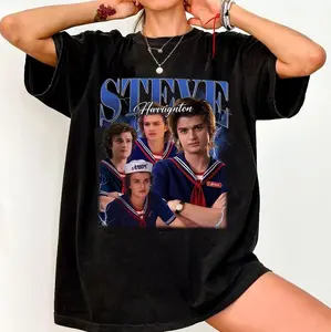 Vintage Steve Harrington Bootleg 2026 T-Shirt, Retro Stranger Things cloud tee, classic fan collectible, perfect vintage-style gift for men and women, 100% Cotton