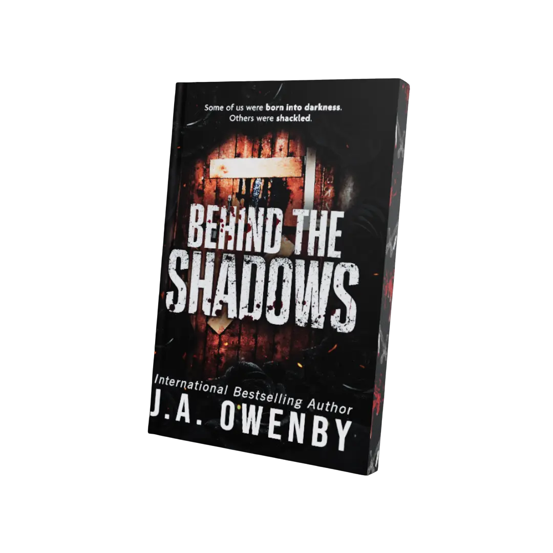 Sprayed Edges Paperback Book Behind the Shadows Special Edition