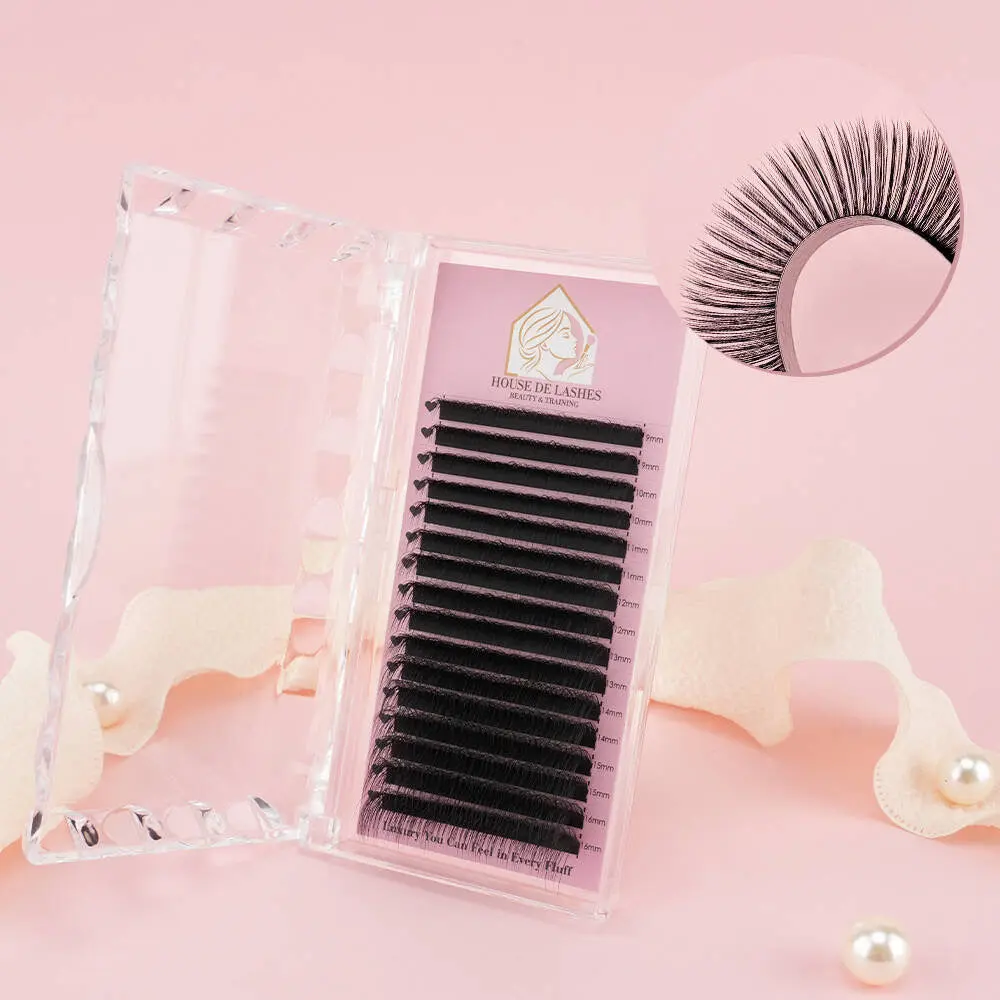 Fluff Icon Camellia Lash Extensions | Mixed Tray | CC curl | 0.05 | 9-16mm