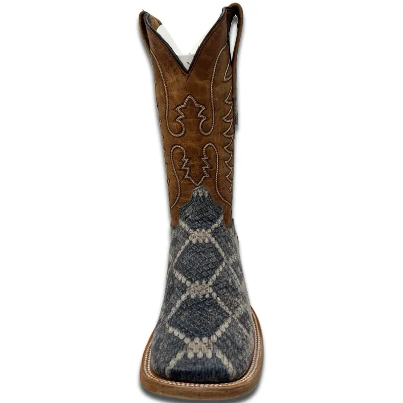 Men’s Patterned Leather Boots