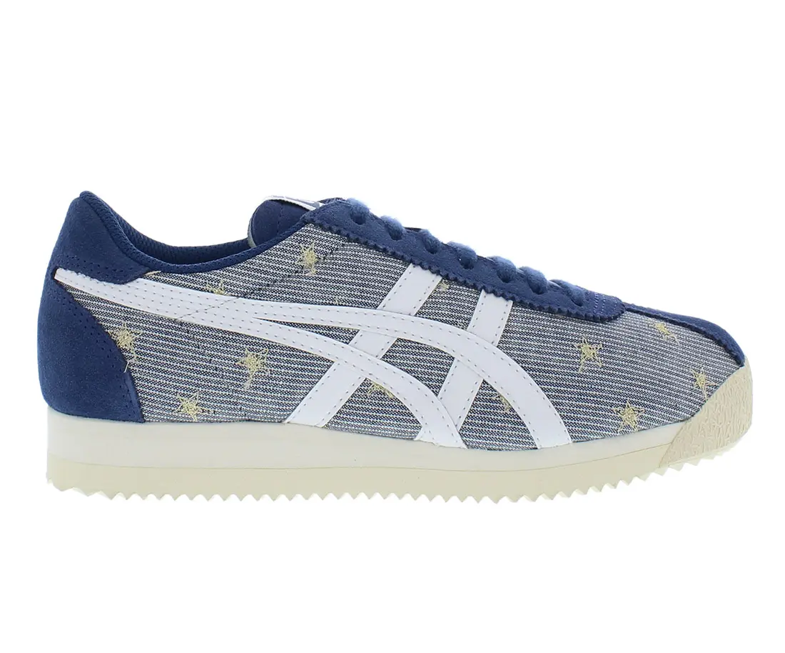 Onitsuka Tiger Women's Corsair Classic Athletic Sneaker, Retro Style Low-Top Trainer Footwear, Sports Shoes, Casual, Walking Shoes, Closed, Running