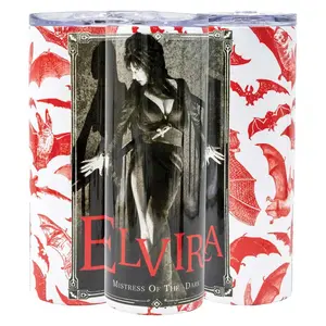 Elvira Nosferatu Skinny  Insulated Dual-Wall Stainless Steel Tumbler