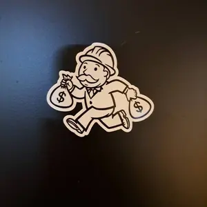 Money Man Stickers, Funny Adult Stickers Crafts Dollar