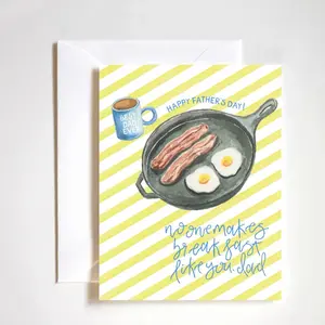 BEST BREAKFAST FATHER'S DAY CARD