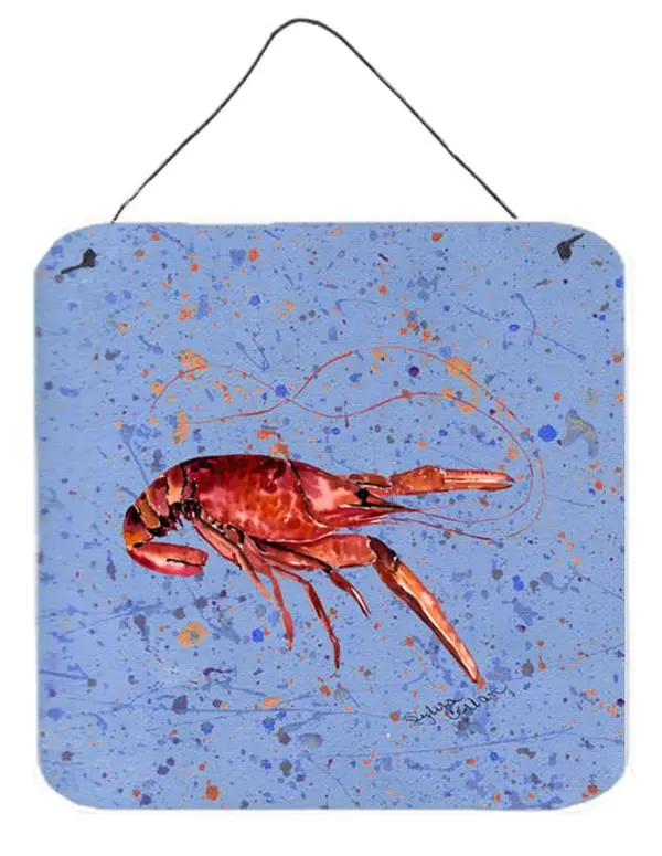 Crawfish Aluminium Metal Wall or Door Hanging Prints