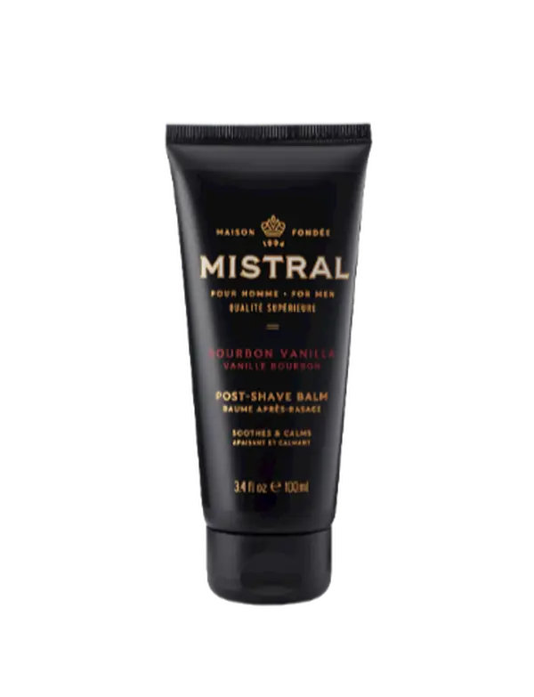 Mistral Men's Post Shave Balm Bourbon Vanilla 3.4oz