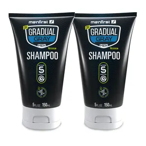 Menfirst Gradual Gray - 3-in-1 Shampoo - Darkening Formula - 2 Pack - 5 Oz Each