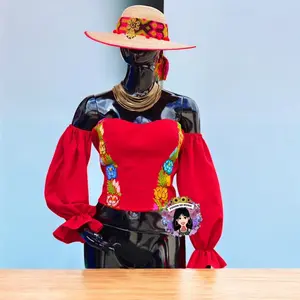 Corset de fiesta bordado