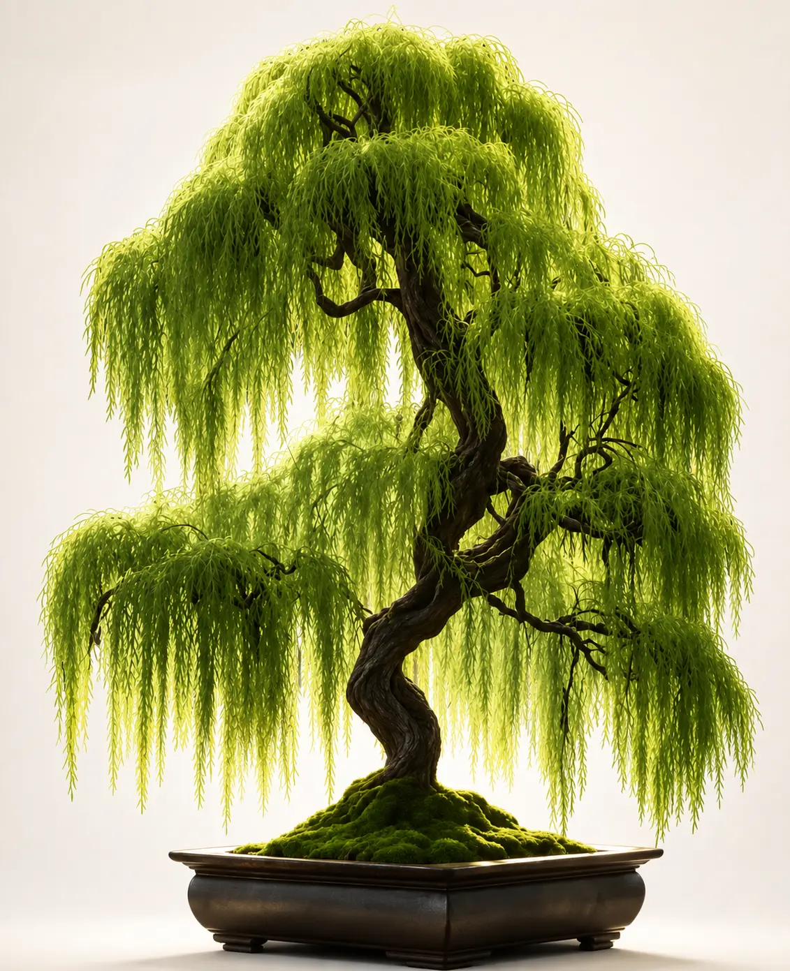 Eversong Weeping Willow Bonsai Tree Cutting to Grow - Thick Trunk Cutting, Fast Growing- Great Gift