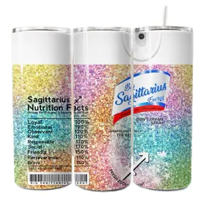 BIG Zodiac Energy Rainbow Glitz Tumbler