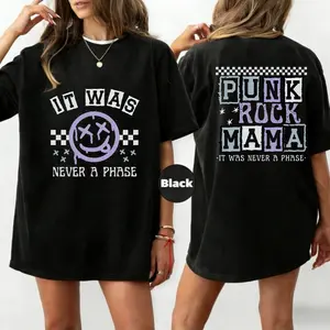 Punk rock Moms Club Graphic Tshirt, emo Mama Shirt, mama tour shirt, Tattooed Mother gift, it was never a phase, millennial pop punk scene