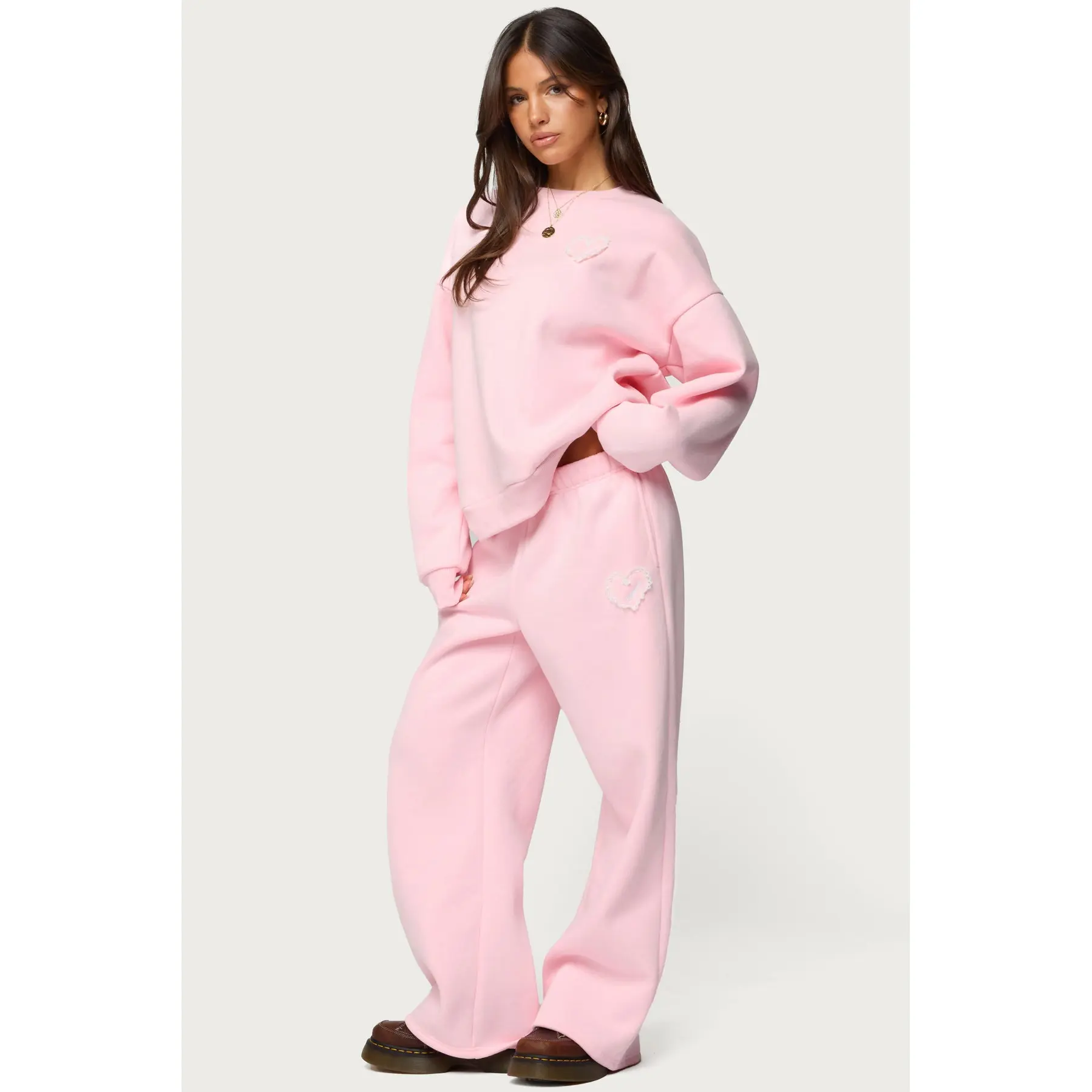 Love Edikted Wide Leg Sweatpants Love Edikted Wide Leg Sweatpants