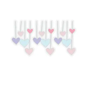Hanging Hearts Valentine Kiss-Cut Sticker scrapbooking