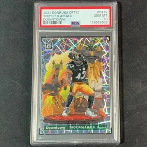 2021 Optic Troy Polamalu Downtown PSA 10