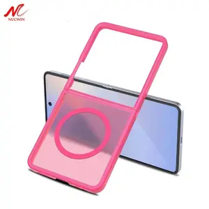 Fin Luxury Slim Matte Magsafe Case for Samsung Galaxy Z Flip 7 6 Flip7 FE Flip6 Translucent Magnetic Wireless Charging Armor Cover