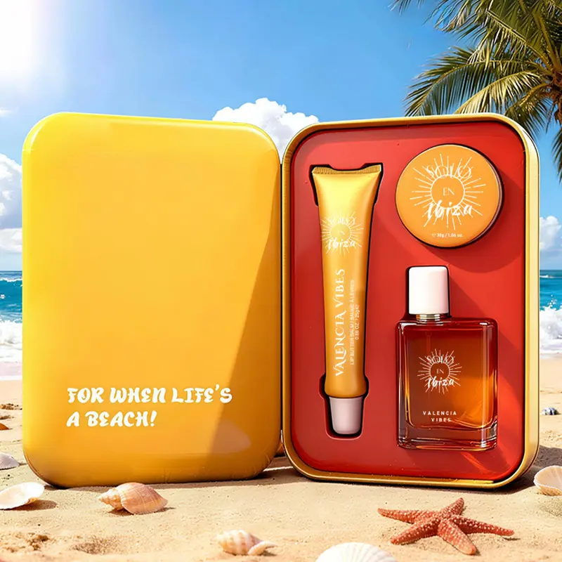SOLO EN IBIZA,3-Piece Travel Gift Box Set,With Perfume,Body Cream