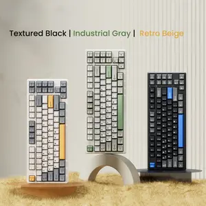 Wireless Mechanical Keyboard,Gasket Mounted with Creamy Sound,Bluetooth/2.4GHz/USB-C, Custom Hot Swappable Keyboard