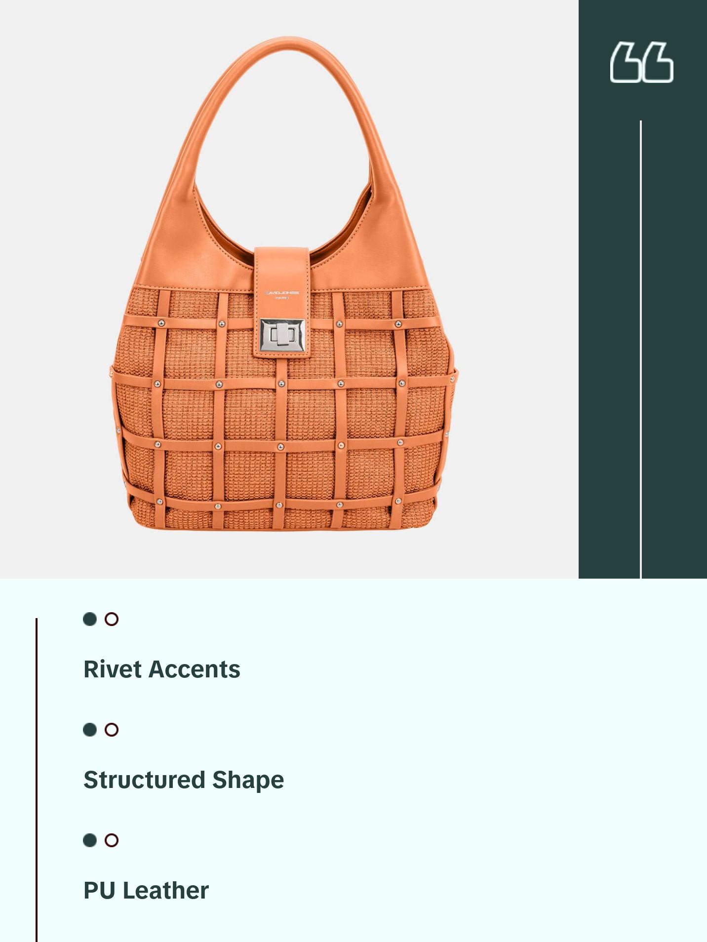 David Jones Rivet Decor Handbag bag tote bag tote bag