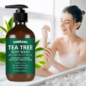 Tea Tree Body Wash, Daily Cleansing, Revitalize Healthy Skin, Soothing Skin, Full-Body Oil Control, Natural Skin Care, 300ML