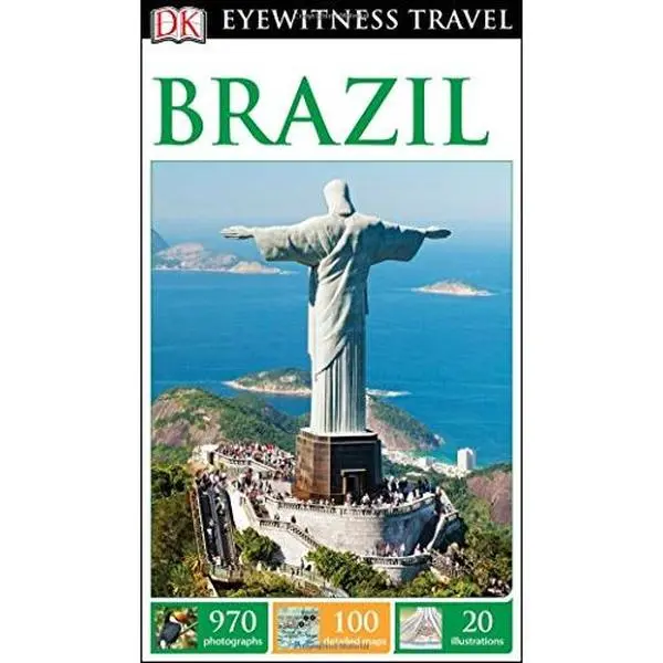 USED Book - DK Eyewitness Travel Guide: Brazil by DK Travel (Paperback) - english