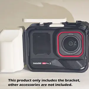 Handheld Controller for Insta360 Ace Pro2, Shutter Trigger Button, Camera Grip Handle, Requires Original Insta360 Mount, Camera Protection Cage Needed